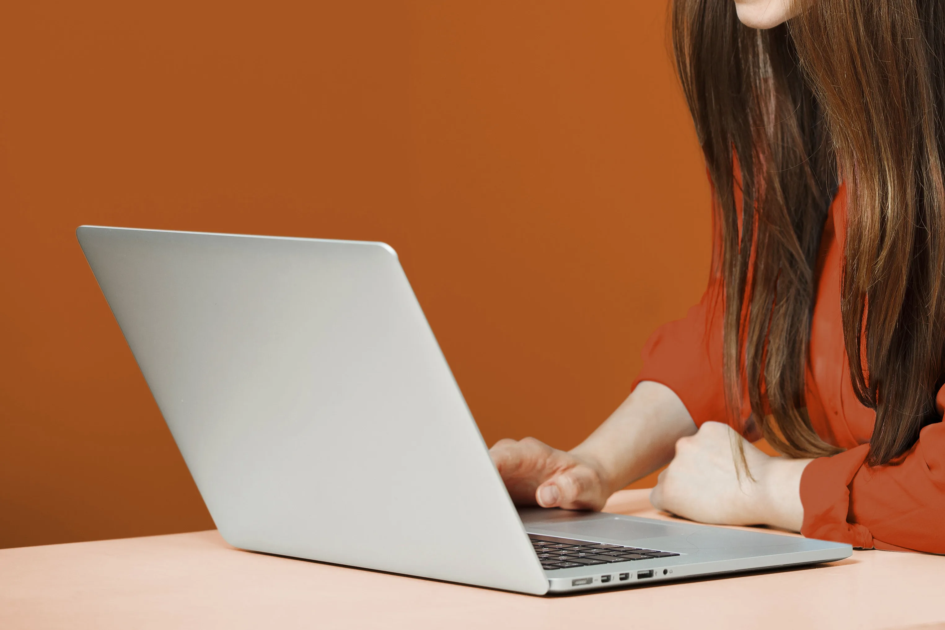 Designer working on a laptop