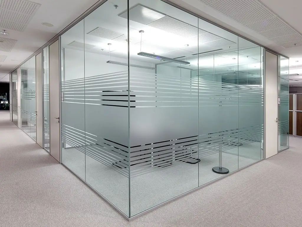 Sliding Glass Partition